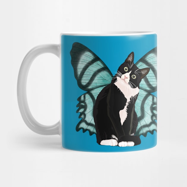 Black Cat With Butterfly Wings Vol.2 by Katheryn's Studio